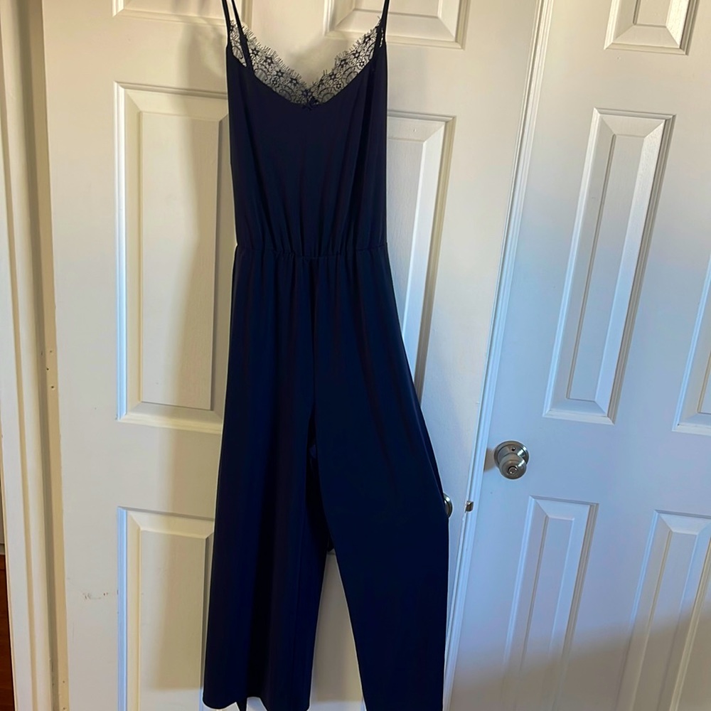 Navy Blue Jump Suit w/Belt